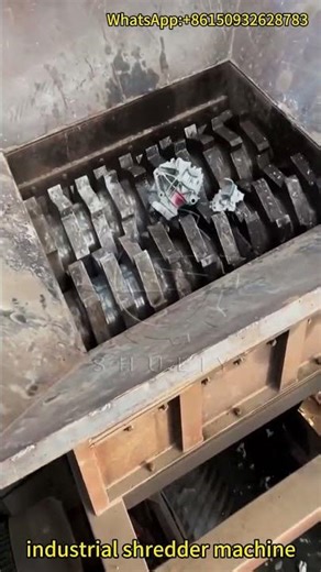 Large Industrial Shredder Demo | Heavy-Duty Recycling Machine for Metal, Plastic & Waste Processing