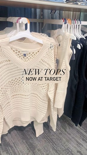 Lauren Karhoff on Instagram: "Comment NEW to have the link to hear tops sent to your DMs 🤎 When I spotted these in store I couldn’t grab the sweater tank fast enough 😆 Love the open weave look to these & they’re super cute paired with shorts for breezy summer nights 🌴 Both the sweater & tank are available in cream & black! Tank - $25 V Neck Sweater - $30 More Ways To Shop My Page: Link in Bio ✨ Linked in my stories & NEW ARRIVALS highlights ✨ On the LTK app under MAY REELS✨ DM me or comment b
