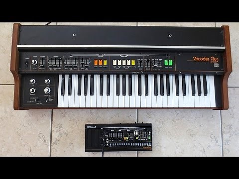 Roland VP-03 (2016) VS. VP-330 Vocoder Plus (1979) - side by side sound battle