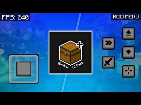 Evoker UI V6 For MCPE 1.21+ | Best UI For Minecraft PE 1.21.114 !
