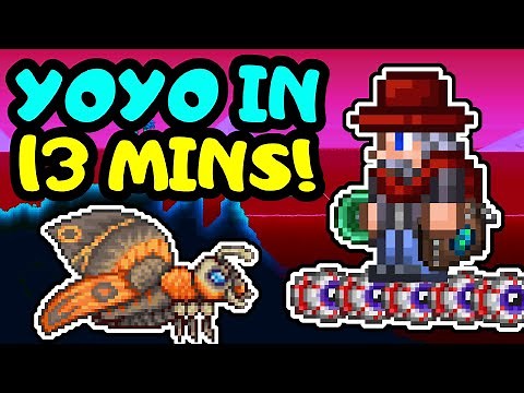 Terraria Yoyo Guide in 13 Minutes! Terraria 1.4 Yoyo Progression Loadout Guide from Start to End!