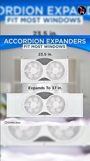Comfort Zone Twin Window Fan Review | Reversible, Remote Control, 3 Speed & Expandable