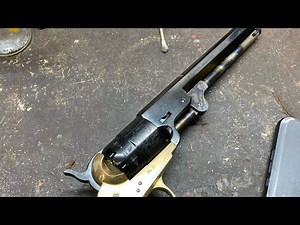 1851 colt navy, learning to load it.