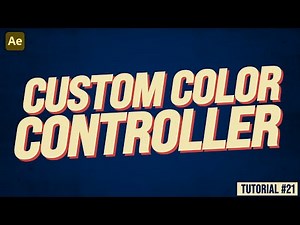 After Effects Color Controller | Adobe Tutorial