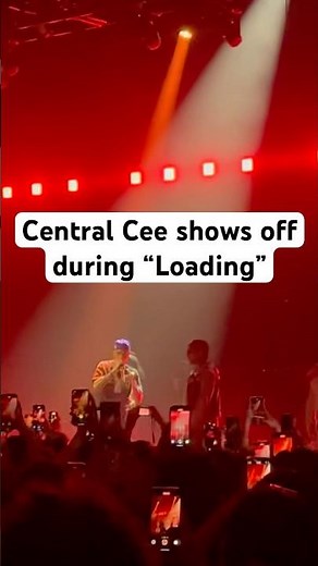 Central Cee Performs "Loading" During His LA Concert Last Night | Billboard #Shorts