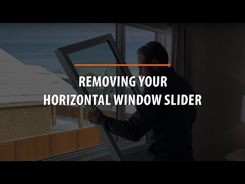 Removing Your Horizontal Windows Slider - Homeowner Maintenance