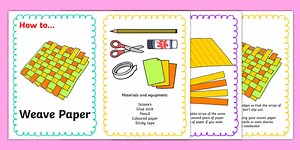 Paper Weaving Craft Instructions
