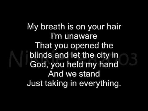 18th floor balcony - blue october {Lyrics}
