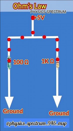 Ohm's Law: The 100Ω vs 1kΩ Resistor Showdown