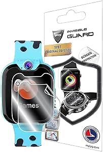 IPG for GOOWJUER Kids Smart Watch Hydrogel Screen Protector (2 Units) Invisible HD Clear Film Anti Scratch Guard-Smooth/Self-Healing/Bubble for Kids