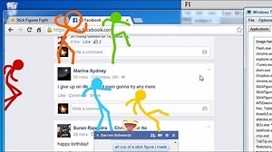 The struggle between a stick figure and its creator, a computer animator. | Alan Becker