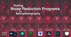 A Comparison of Noise Reduction Programs for Astrophotography
