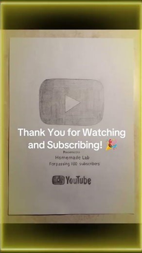 I Made a Paper YouTube Play Button for 100 Subscribers! 🚀 Thank You! #youtubeshorts #diy #handmade