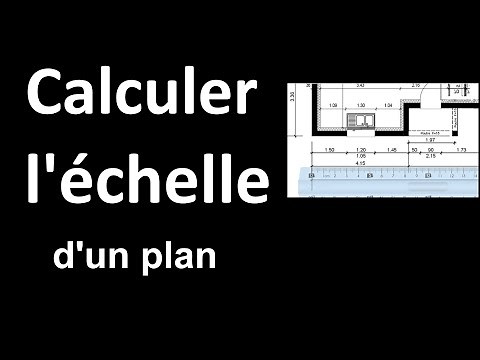 Comment calculer l'échelle d'un plan ?