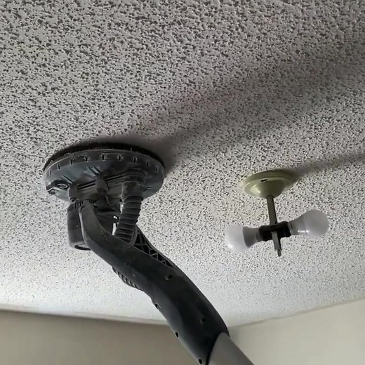 35M views · 70K reactions | Using the Festool Planex Easy to remove this unpainted popcorn ceiling texture • We test everything for asbestos Using 100 grit paper for this one . . . #construction #carpenter #toolsofthetrade #build #renovation #festool | Kruger Construction | Facebook