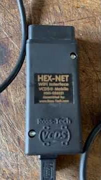 Must get new updates for VCDS Hex Net Interface