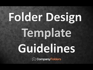 How to Customize Your Free Folder Design Template