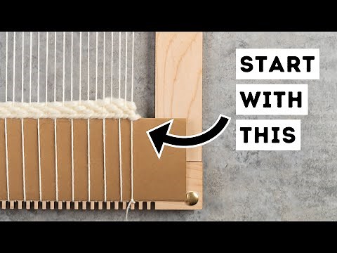 How I start EVERY weaving