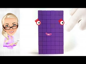 DIY Numberblock 60! Learn Numbers and Counting with Magnetic Cubes