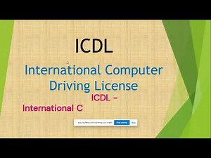 ICDL International Computing Driving License | Introduction