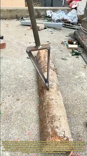 DIY Genius: Farmer Invents Ultimate Log Splitting Tool That Saves Time