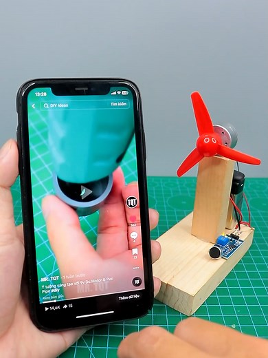 Awesome DIY Ideas with 5v Dc Motor and Sound Sensor Module #diy #tips #ideas #dcmotor