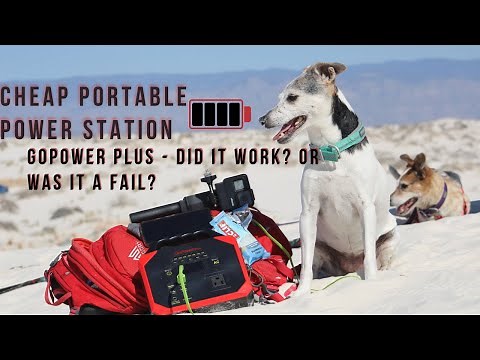 Wal-Mart Haul | $40 Portable Power Station Review | GoPower Plus