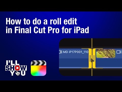 How to do a roll edit in Final Cut Pro for iPad | Precise editing for seamless cuts
