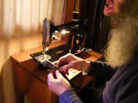 Powerful, Singer 201 Centennial Sewing Machine Demo Video