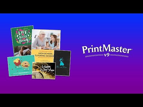 PrintMaster v9 - Create from Scratch
