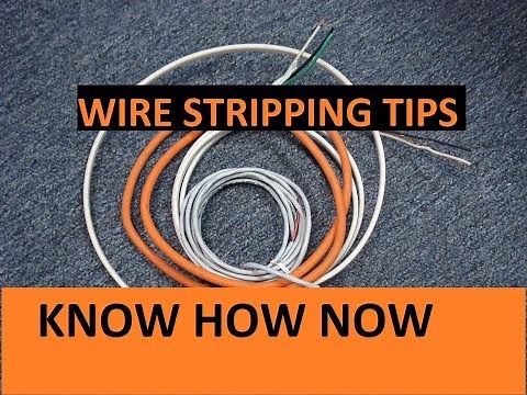 How to Remove Insulation From Wire