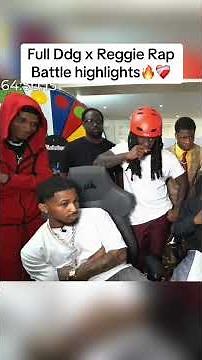 Full Ddg x Reggie rap battle highlights🔥❤️‍🩹