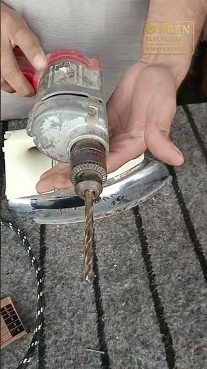 How to Remove Stuck Screws from Electric Iron Using Drill Machine 🔧