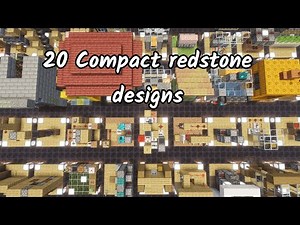 20 Compact Redstone Contraptions You’ll Want IMMEDIATELY