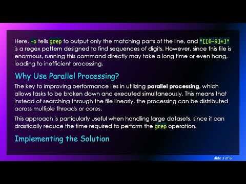 How to grep a Very Large File Containing a Single Line in Parallel