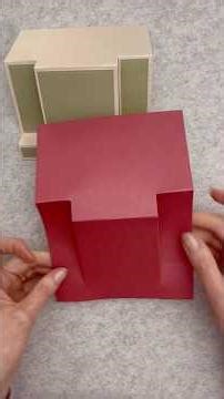 How to fold a centre step card
