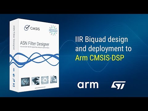 IIR biquad filter design and deployment to Arm CMSIS-DSP | ASN Filter Designer
