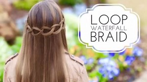 479K views · 10K reactions | Speedtorial for our Loop Waterfall Braid! ❤️ {Full video on Youtube.} | Cute Girls Hairstyles | Facebook