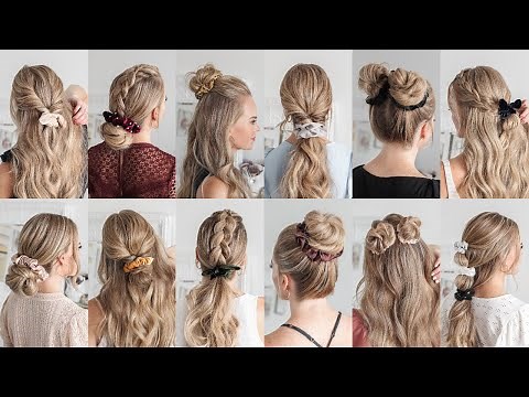 12⚡️EASY SCRUNCHIE HAIRSTYLES | Missy Sue