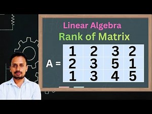 Rank of matrix | linear algebra | Part 1