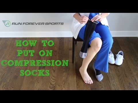 HOW TO PUT ON COMPRESSION SOCKS THE EASY WAY.