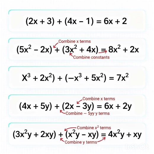 how to add polynomials