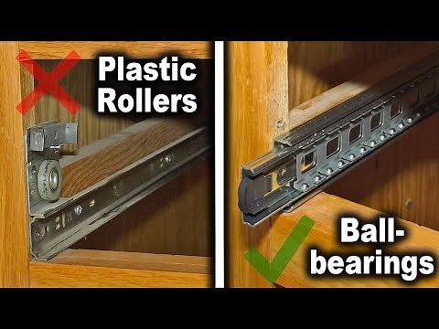 How to Replace Drawer Slides | Soft-Close, Full Extension, Ball Bearing Drawer Slide