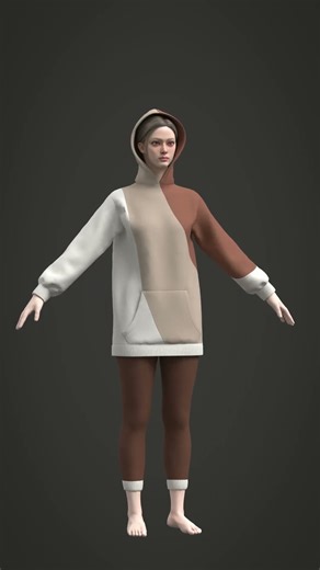 Dress Designed in CLO | Digital Fashion Design