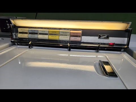 Full Cycle- 1959 Sears Lady Kenmore washing sheets