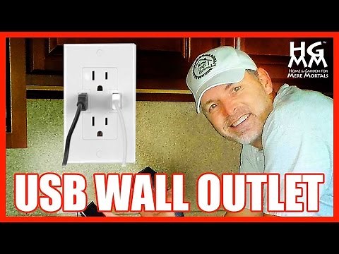 How to install a USB Charger Wall Outlet