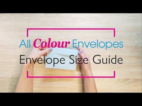 Envelope Size Guide | DL, C6, C5, C4 | All Colour Envelopes