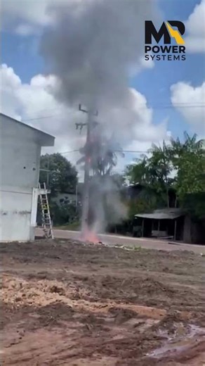 Abnormal internal arcing of a transformer