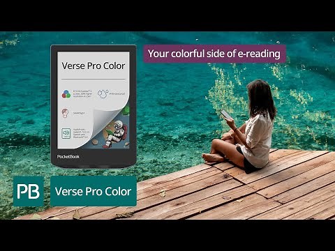 PocketBook Verse Pro Color: compact e-reader with color screen. Ergonomic and long battery life