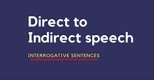 interrogative sentences in the reported speech